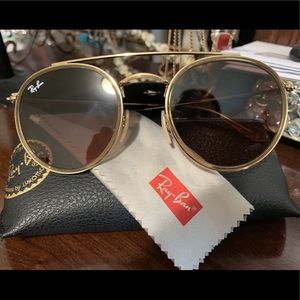 Ray bans round double bridge
